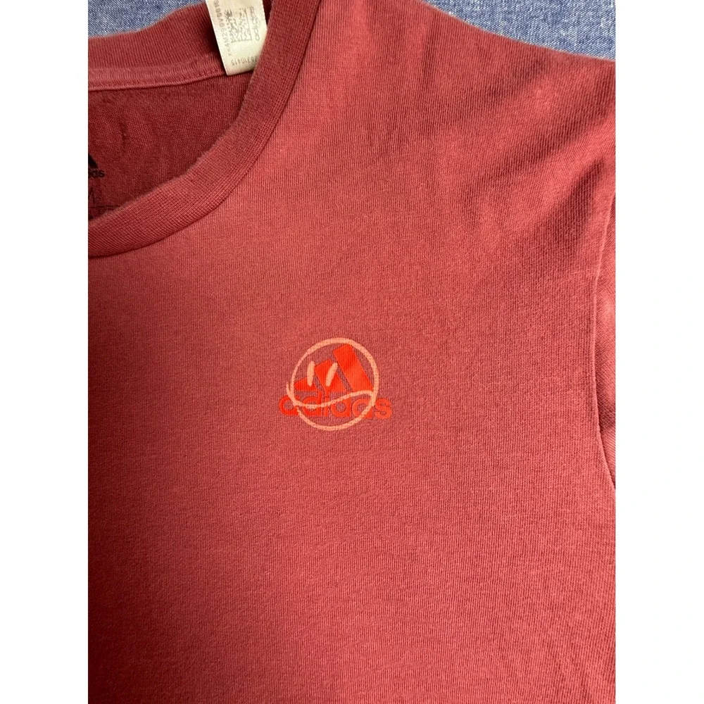 Adidas Aeroready Tennis Graphic T-Shirt Mens Medium Red I've Served You GL5422
